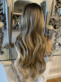 blonde human hair wig Ombré Wig Blonde lace front Wig Blonde Wig Centre Part Wig - Celebrity Hair UK