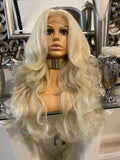 Lace Front wig, Bleach Blonde Wig, lace front Wig 613 - Celebrity Hair UK