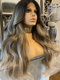 blonde human hair wig Ombré Wig Blonde lace front Wig Blonde Wig Centre Part Wig - Celebrity Hair UK