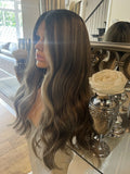 London - body wave Blonde Balayage Wig Centre part
