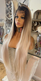 Half up, Half down Blonde Balayage