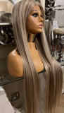 KIM K Blonde highlights