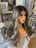 London - body wave Blonde Balayage Wig Centre part