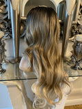 blonde human hair wig Ombré Wig Blonde lace front Wig Blonde Wig Centre Part Wig - Celebrity Hair UK