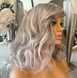 Glamorous, Beautiful creamy blonde wavy unit