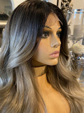 blonde human hair wig Ombré Wig Blonde lace front Wig Blonde Wig Centre Part Wig - Celebrity Hair UK