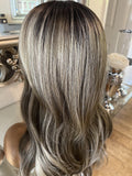 London - body wave Blonde Balayage Wig Centre part