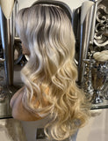 Strawberry Blonde Lace Front Wig Side Part Body Wave Transparent Lace  Wig