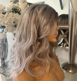 Glamorous, Beautiful creamy blonde wavy unit