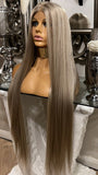 KIM K Blonde highlights