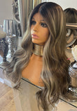 London - body wave Blonde Balayage Wig Centre part