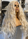 Human Hair Blend Bleach blonde - 613 stunning unit