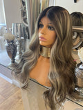 London - body wave Blonde Balayage Wig Centre part