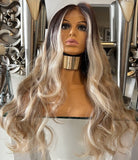Blonde Lace Front Wig Brown Balayage Lace Wig Natural Wig Blonde Lace Front Wig