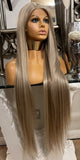 KIM K Blonde highlights