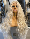 Human Hair Blend Bleach blonde - 613 stunning unit