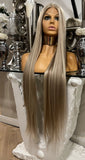 KIM K Blonde highlights