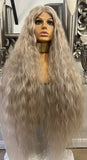 Boho Curly Ash Blonde