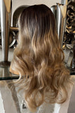Blonde Lace Front Wig Brown Balayage Lace Wig Natural Wig Blonde Lace Front Wig