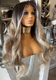 Blonde Lace Front Wig Brown Balayage Lace Wig Natural Wig Blonde Lace Front Wig