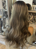 London - body wave Blonde Balayage Wig Centre part