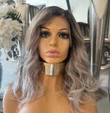 Glamorous, Beautiful creamy blonde wavy unit