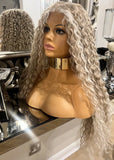 Blonde Curly Lace Front Platinum Blonde Wig Lace Wig  Lightweight Natural Wig