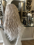 Beautiful platinum blonde wig