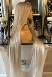 Blonde Lace Front Wig  KIM K Lace Front Luxury Hair Transparent Lace Centre Part