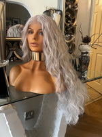 Beautiful platinum blonde wig