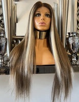 Nicole -Balayage Natural Lace Front Wig