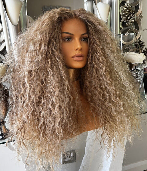 ZOE Blonde Wig Yaki Afro Wig