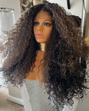 Curly Afro lace front Wig Curly Afro Diva Wig Diana Ross Wig Afro Curly Wig