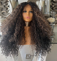 Curly Afro lace front Wig Curly Afro Diva Wig Diana Ross Wig Afro Curly Wig