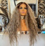 Ivy - Balayage- Brown Balayage Lace Wig Natural Wig Blonde Lace Front Wig