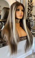 Nicole -Balayage Natural Lace Front Wig