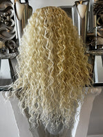 blonde lace front Wig Afro Curly Blonde Wig Yaki Afro Wig Blonde Wig Diana Ross