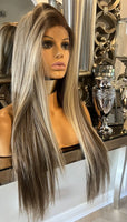 Nicole -Balayage Natural Lace Front Wig