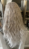 Beautiful platinum blonde wig