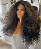 Curly Afro lace front Wig Curly Afro Diva Wig Diana Ross Wig Afro Curly Wig