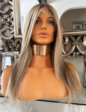 Human Hair Wig 100% Blonde Human Hair Wig Lace Front Centre PartBlonde Human Wig