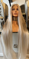 Blonde Lace Front Wig  KIM K Lace Front Luxury Hair Transparent Lace Centre Part