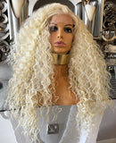 blonde lace front Wig Afro Curly Blonde Wig Yaki Afro Wig Blonde Wig Diana Ross