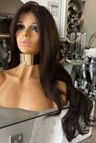 Brown Lace Front Wig Ombré Dark Brown Wig Bodywave Wig Natural Hair Lace Front