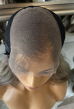 Centre Part lace front Wig Mousey Brown Wig Ash Brown Wig