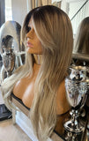 Mandy - blonde Lace Front Wig Ash Blonde Fringe