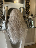 Beautiful platinum blonde wig