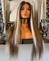 Nicole -Balayage Natural Lace Front Wig