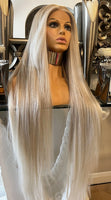 Blonde Lace Front Wig  KIM K Lace Front Luxury Hair Transparent Lace Centre Part