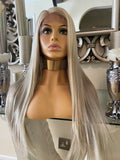 Blonde Lace Front Wig Side Part Wig Lace front Wig Ash Blonde Wig Bleach Blonde